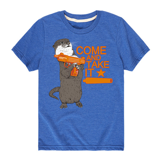 Kids Otter Come and Take It Tee