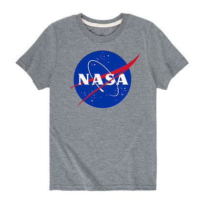 Kid's NASA "Meatball" Insignia Tee Gray