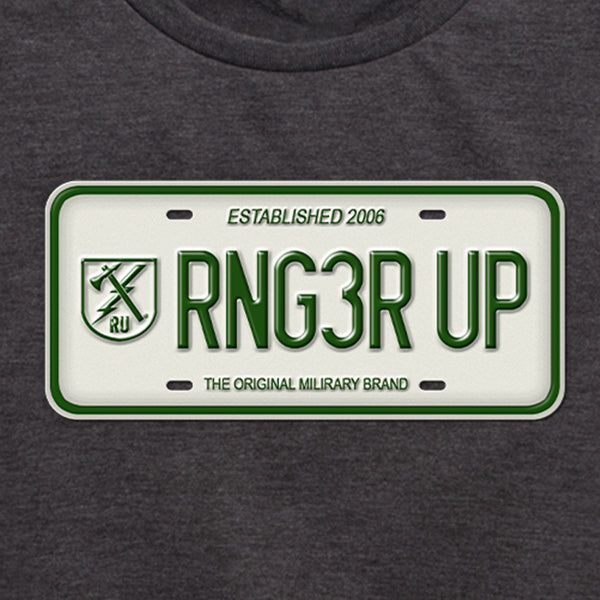 Women's RNG3R UP License Plate Tee