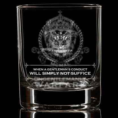 League of Ungentlemanly Warfare Whiskey Glass