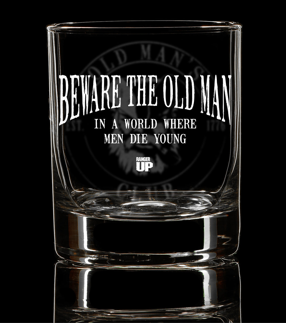 Rogue River Tactical Funny Drink Responsibly Old Fashioned  Whiskey Glass Drinking Cup Gift For Him Men Dad Grandpa: Old Fashioned  Glasses