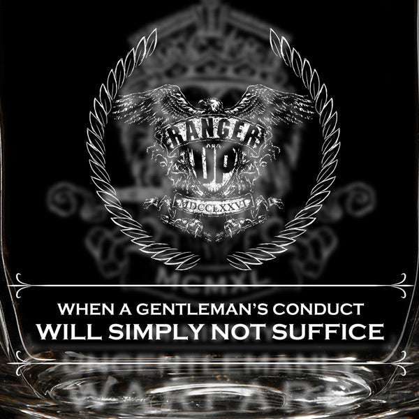 League of Ungentlemanly Warfare Whiskey Glass