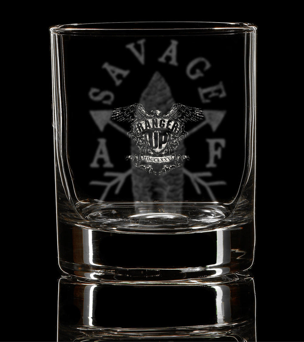 Savage AF Whiskey Glass