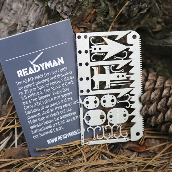Readyman™ Wilderness Survival Card
