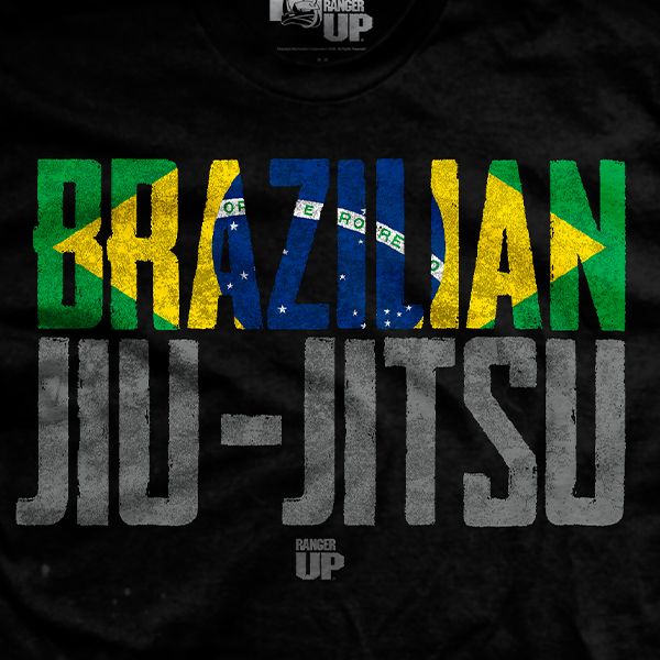 Brazilian Jiu Jitsu Flag T-Shirt